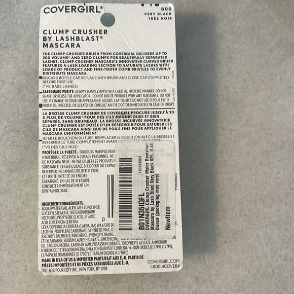 COVERGIRL Lash Blast Clump Crusher Waterproof Mascara New Size .44Fl OZ - Picture 3 of 4